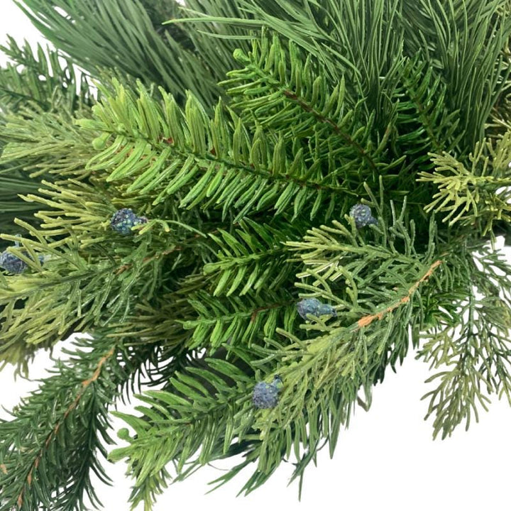 42" Pine Mailbox Swag, Belgium Pine Mailbox Swag, Greenery for Mailbox, Artificial Greenery Swag, 86375SW42