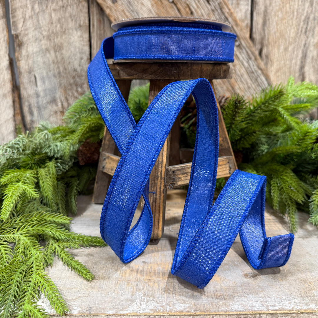 1" Royal Blue Ribbon, Farrislk Silky Sheen Ribbon, SR154-26