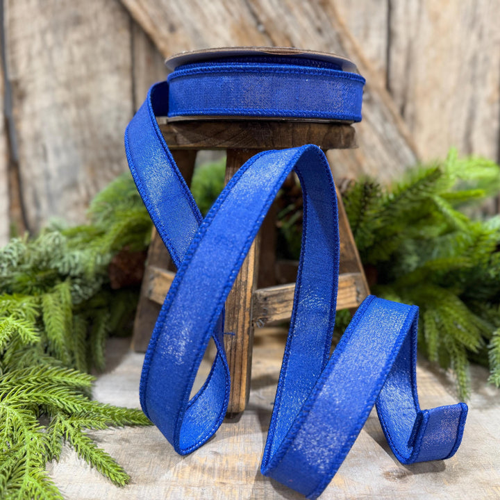 1" Royal Blue Ribbon, Farrislk Silky Sheen Ribbon, SR154-26