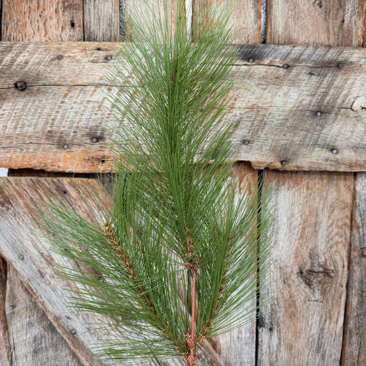 24" Long Pine Needle Spray, Artificial Christmas Greenery
