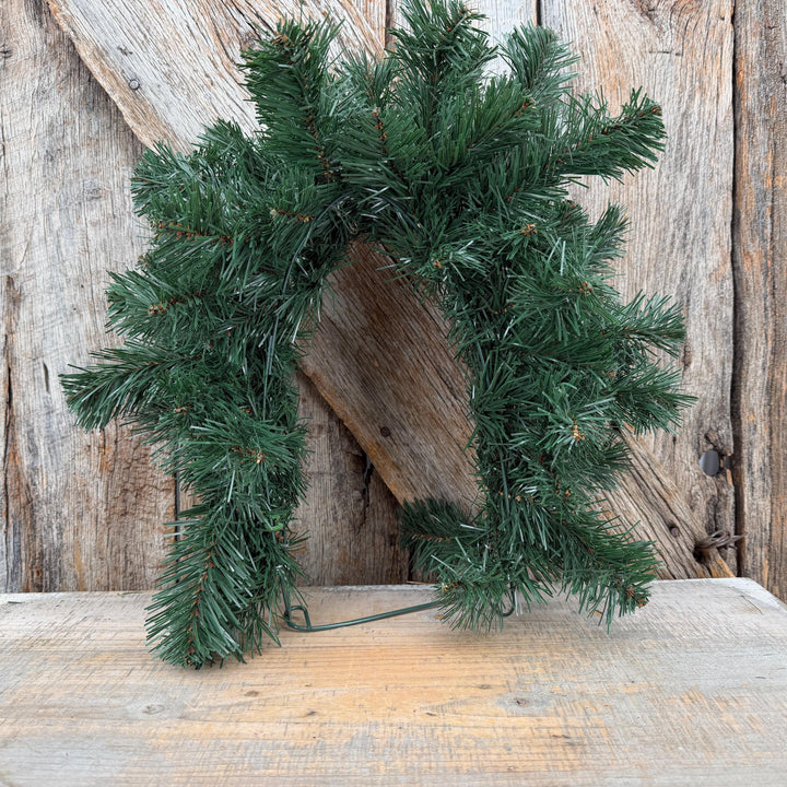 30" Pine Mailbox Swag, Pine Mailbox Swag, Greenery for Mailbox