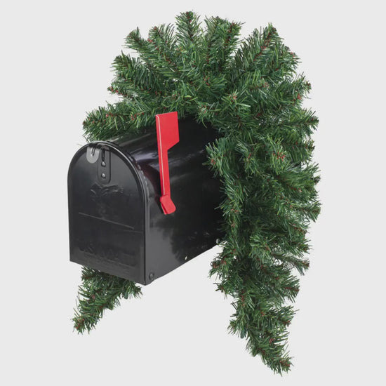 36" Pine Mailbox Swag, Sugar Pine Mailbox Swag, Greenery for Mailbox