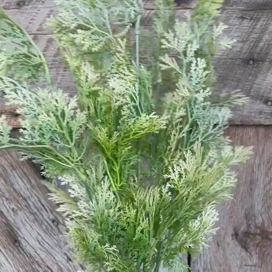 22" Greenery Bush, Spring Greenery Bush, Faux Greenery Bush