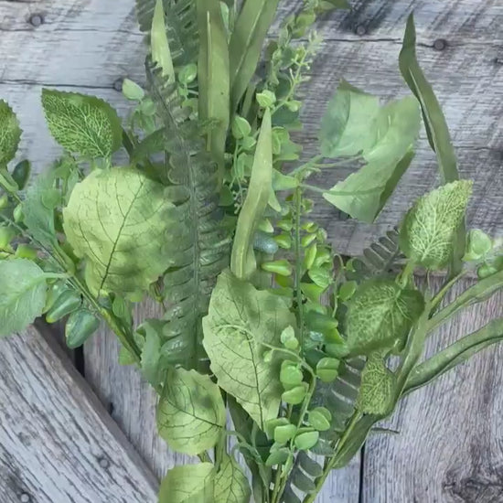 33" fern greenery bush, MIxed Greenery Bush, Every day bush