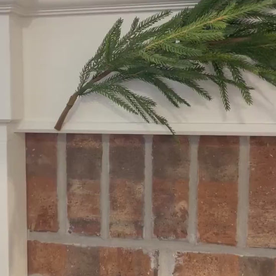 48" Norfolk Real Touch Garland, Pine Greenery, Artificial Christmas Garland