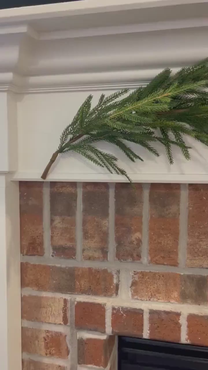 48" Norfolk Real Touch Garland, Pine Greenery, Artificial Christmas Garland